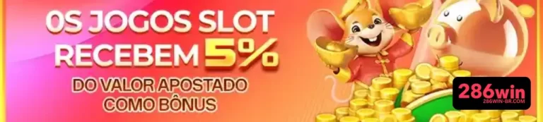 Bônus de 5% em Jogos de Slot